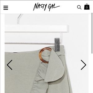 NEW Mint Mini Skirt Tortoise Belt